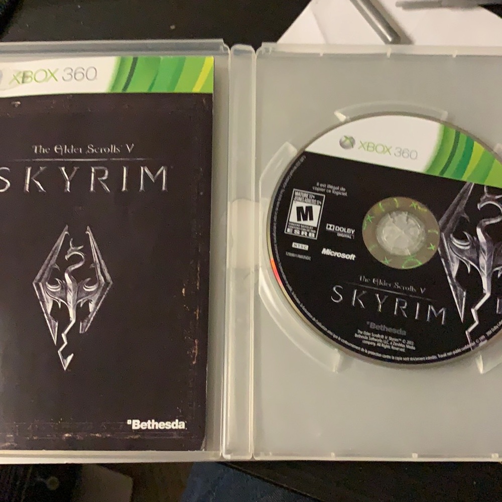 The Elder scrolls V Skyrim for Xbox 360
